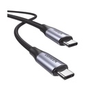 Ugreen Cable USB-C a USB-C 3.2 Thunderbolt | 1 Metro | 240W | 10 Gbps | 480 Mbps | Soporta Video 4K@60Hz| Chip E-Market Inteligente | Carcasa de Aluminio | Nylon Trenzado | Blindaje de 4 capas.