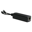 WI-TEK Splitter PoE IN 802.3 af/at / Se Puede Energizar Hasta con 30W / Salida de 12 Vcc / Instalación es Escritorio (superficie plana) / Idea para cámas IP SIN PoE (CCTV)