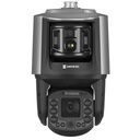 HIKMICRO [TandemVu] Domo PTZ IP 4 Megapixel con 40X Zoom con Cámara Optica Fija de 4 Megapixel Cámara Térmica 256 x 192 con Lente 9.7 mm 