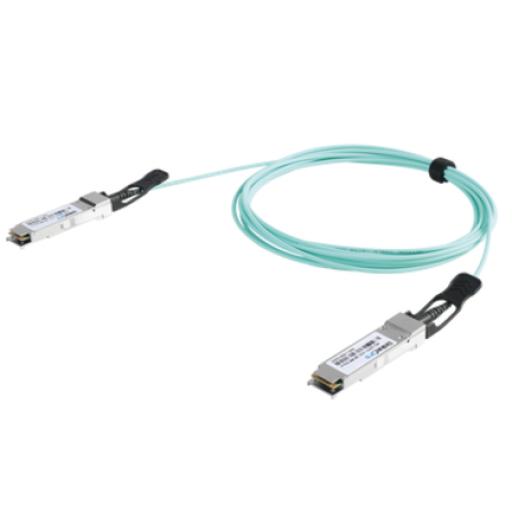 Linkedpro Cable AOC QSFP+ de 40 Gbps a 40 Gbps / Cable de fibra óptica Activo / Longitud: 2 metros 