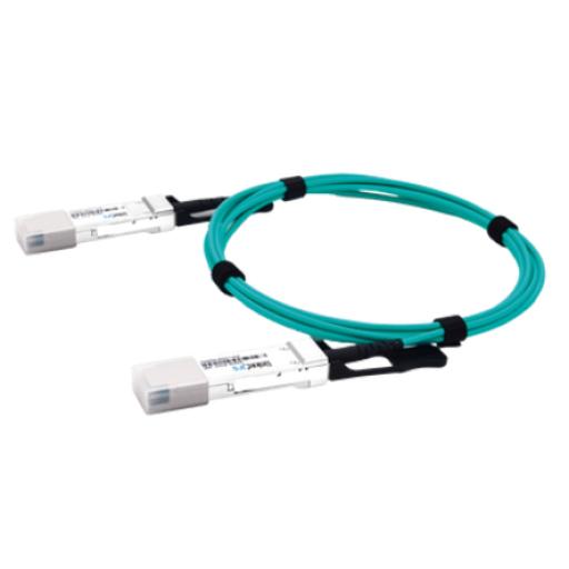 Linkedpro Cable AOC QSFP56 de 200 Gbps a 200 Gbps / Cable de fibra óptica Activo / Longitud: 1 metro 