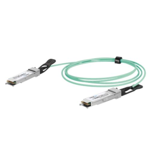 Linkedpro Cable AOC QSFP28 de 100 Gbps a 100 Gbps / Cable de fibra óptica Activo / Longitud: 2 metros 
