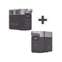 ECOFLOW Kit de Estación de Energía Portátil 1024Wh + Batería Externa 1024Wh (2048Wh Totales)