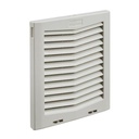 HOFFMAN Rejilla de Escape Para Ventilador con Filtro HG, Protección IP54, Compatible con Ventiladores HF10 de 10 in, De Plástico, Color Gris Claro