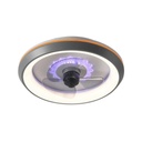 JWJ Ventilador de Techo con Luminario LED de  110 V CA 50/60 Hz /  88 W /4500 Lm / 6500 - 4 000 - 2 700 K /6 Tonos de Luz / 500 mm / 6 Velocidades / Dimeable.