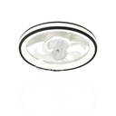 JWJ Ventilador de Techo con Luminario LED de  110 V CA 50/60 Hz /  88 W /4500 Lm / 6500 - 4 000 - 2 700 K /3 Tonos de Luz / 501 mm / 6 Velocidades / Dimeable.