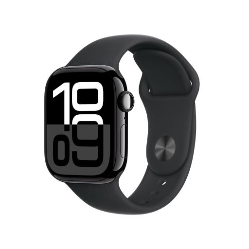 APPLE WATCH SERIES 10 GPS + CEL LULAR 42MM JET BLACK ALUMINIUM CASE