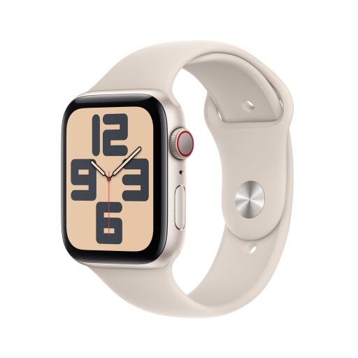 APPLE WATCH SE GPS + CELLULAR 4 4MM STARLIGHT ALUMINIUM CASE WITH S