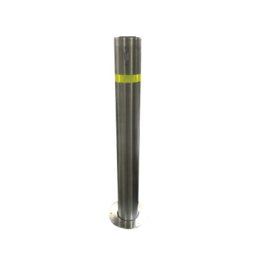 AccessPRO Bolardo retráctil de Acero Inoxidable de 900 mm de Altura / Ideales para delimitación vehicular y peatonal 