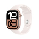 APPLE WATCH SERIES 10 GPS 46MM ROSE GOLD ALUMINIUM CASE WITH LIGHT