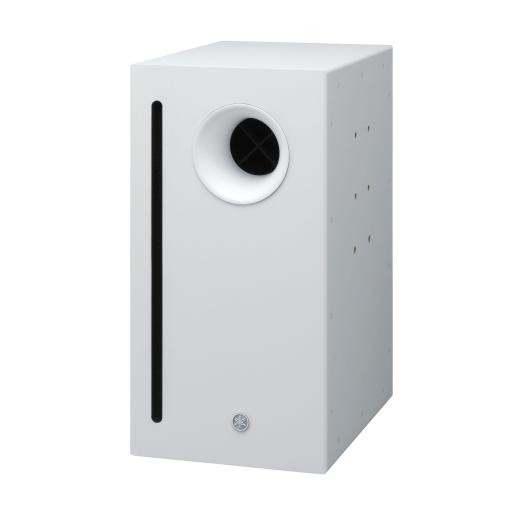 YAMAHA Subwoofer pasivo de 10 pulgadas | 100W + 100W(RMS)  | Conexión para 4 altavoces satelitales | Blanco