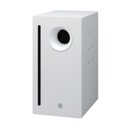 YAMAHA Subwoofer pasivo de 10 pulgadas | 100W + 100W(RMS)  | Conexión para 4 altavoces satelitales | Blanco