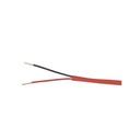 Linkedpro Alambre de Alarma contra Incendios - Bobina de 305 Metros: 2 x 16 AWG, Rojo, Tipo FPLR, (UL) FT4, Ideal para Sistemas de Detección y Evacuación de Incendios