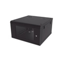 Linkedpro Gabinete de Pared con Puerta de Cristal Templado, 635 mm de Profundidad, 6U Rack de 19'', Acero Reforzado