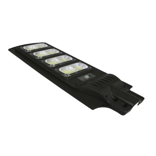 JWJ Alumbrado Publico con Panel Solar y Sensor de Movimiento de 160 W/ Luz Blanca 6 500 °k/ Dimensiones 720 x 240 mm / Ángulo de Luz 120°.