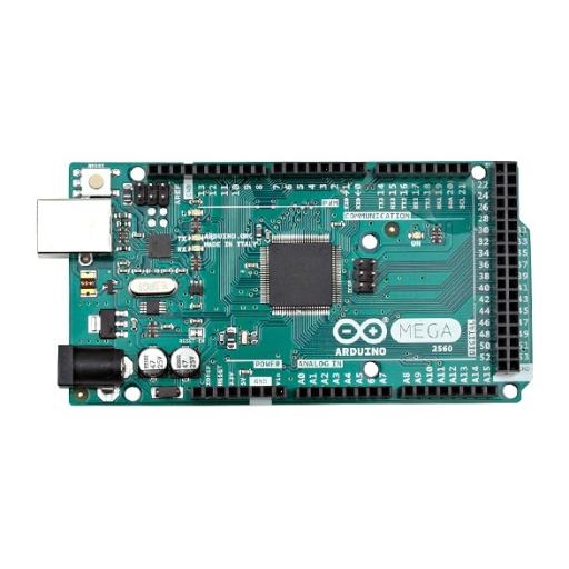 ARDUINO LLC Arduino MEGA2560 REV3 / Para proyectos que requieren una mayor cantidad de IO´s , Cuatro puertos seriales, 54 pines IO (15 PWM y 16 entradas analogicas)