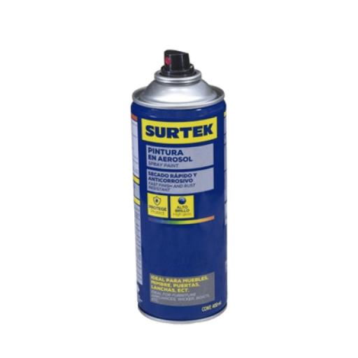 Surtek Pintura en Aerosol 400 ml / Color Rojo Oscuro.
