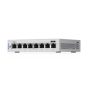 Ubiquiti Networks Switch UniFi Administrable capa 2 de 8 Puertos Gigabit (7 Ethernet y 1 PoE Pasivo 48V)
