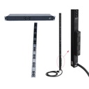 HOFFMAN PDU Básico de Montaje en Rack, Con 6 Salidas Frontales NEMA 5-15R,  Enchufe de Entrada NEMA 5-15P, de 19in, 1UR, 15 Amp, 120 Vca 