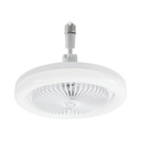JWJ Ventilador de Techo con Luminario LED de 110 V CA 50/60 Hz /  40 W / 3 Tonos de Luz (6500 - 4 000 - 2 700 K) / Diámetro 250 mm / 3 Velocidades / Dimeable.