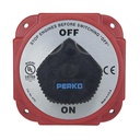 PERKO Switch Selector de Batería y Alternador On / Off de Servicio pesado,  para Sistemas Eléctricos Marinos