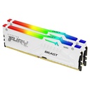 ADATA FURY BEAST DIMM RAM 64G 6000 MT/S DDR5 CL36 2X32GB WHITE RGB EXP