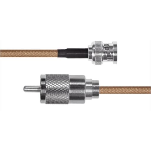 Epcom Cable LP142 con conectores BNC Macho / UHF Macho.