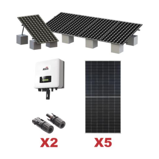 AFORE Kit Solar Interconexion  / 3kW  220Vca / Inversor AFORE / Montaje Incluido  