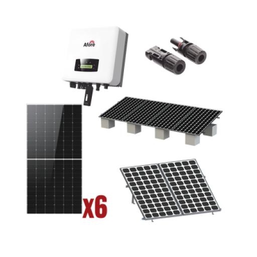 AFORE Kit Solar Interconexion  / 3kW  220Vca / Inversor AFORE / Montaje Incluido  
