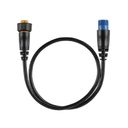 Garmin Cable adaptador para conectar un transductor de 8 pines con XID a un puerto de sonda de 12 pines a un dispositivo náutico compatible.