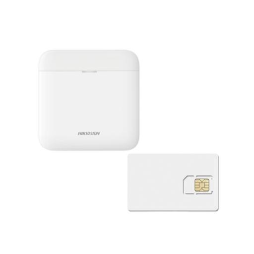 Hikvision Digital Technology (AX PRO) KIT de Alarma AX PRO / Incluye: 1 Hub con batería de respaldo / 1 año de Servicio de Datos 600MB / Wi-Fi / 3G/4G / Compatible con Hik-Connect P2P