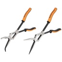Klein Tools Juego de 2 Pinzas de Punta Doblada y Punta de Aguja de Gran Alcance 33 cm