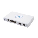 ALTA Labs Router VPN / 4 puertos 10/100/1000/2500 Gbps (2 puertos PoE af/at) / 2 puertos SFP+ 10Gbps / Filtrado Avanzado DPI: Bloqueo de Contenido / Administración nube gratuita / Soporta UPnP