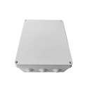 Linkedpro Caja de Conexiones Impermeable IP65, 12 Entradas, Dimensiones 300 x 250 x 120 mm, para Instalaciones Industriales, Comerciales y Residenciales, Incluye Tornillería para su Instalación