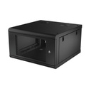 Linkedpro Gabinete de Pared con Puerta Perforada, 635mm de Profundidad, 6U Rack de 19'', Acero Reforzado