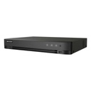 Hikvision Digital Technology DVR 4 Canales TURBOHD + 4 Canales IP / 8 Megapixel (4K) / Audio de dos vías por Coaxitron / ACUSENSE / Reconocimiento Facial / 1 Bahía de Disco Duro / Salida de Video en Full HD / H.265+