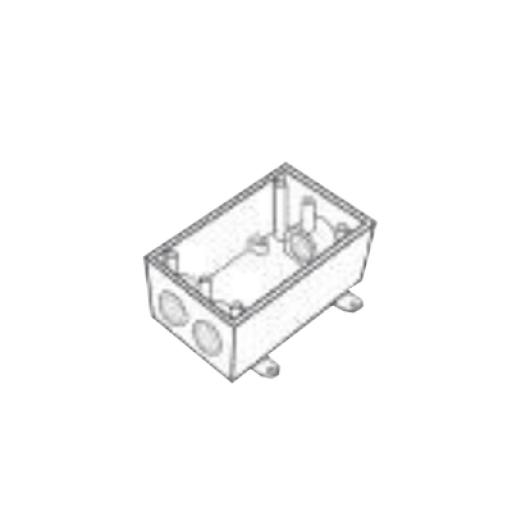 RAWELT Caja Condulet FS de 3/4" ( 19.05 mm ) con tres bocas a prueba de intemperie.