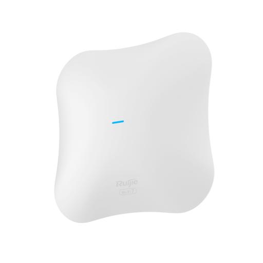 RUIJIE Punto de acceso Wi-Fi 7  Para Alta Densidad, Tri-banda hasta 600 Usuarios, ancho de banda de hasta 13 Gbps , interior con puerto 2.5Gb y SFP+ 10G, 802.11 BE14000 MU-MIMO 8x8