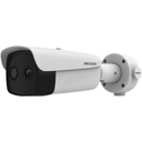 Hikvision Digital Technology Bala IP Térmica  384 X 288 / Lente 25 mm / Termométrica / Detección de Temperatura / Detección de Fuego / Exterior IP66 / MicroSD