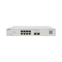 RUIJIE Switch Multi-Gigabit PoE+ Capa 2 con 8 Puertos 2.5G PoE+ hasta 240W y 2 Uplink SFP+ 10G ,Administrable Cloud, Diseñado Para Access Points WiFi 6/7