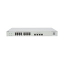 RUIJIE Switch Multi-Gigabit PoE++ hasta 370W, Capa 2 con 4 Puertos 2.5G (90W), 12 Puertos 2.5G (30W) y 4 Uplink SFP+ 10G , Administrable Cloud, Diseñado Para Access Points WiFi 6/7