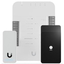 Ubiquiti Networks UniFi Access Kit de Inicio Gen 2, Incluye Hub para conexiones, lector NFC y movimiento / 10 tarjetas de acceso / sistema completo para abrir una puerta