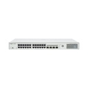 RUIJIE Switch Administrable L2 PoE+ hasta 370W, 24 Puertos Eth 1G, 4 puertos SFP 1G, Administración Remota en la Nube.