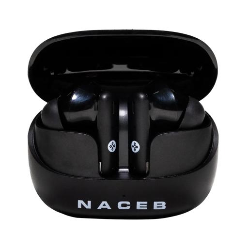 [NACEBTECHNOLOGY_NA-0322] AUDIFONOS NACEB (NA-0322) IN-EARS, BLUETOOTH 5.3, USB TIPO C , CONTROL TACTIL, ANS+ENC