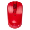 MOUSE INALAMBRICO NACEB (NA-0137R) USB 2.4, 1600DPI, 3*BOTONES+RUEDA, ROJO