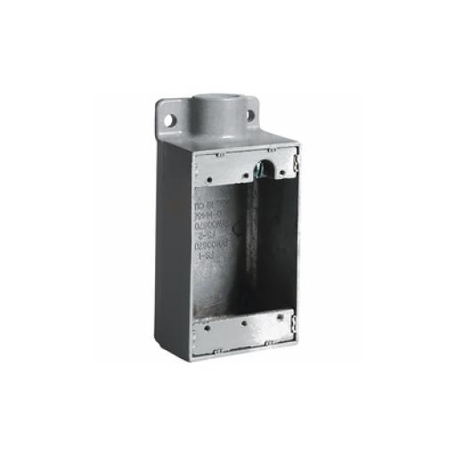 HUBBELL KILLARK Caja Rectangular Tipo FS de Aluminio libre de Cobre de  3/4".