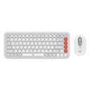 KIT LOGITECH POP ICON TECLADO/MOUSE BT OFFWHITE/ORANGE (920-013055)
