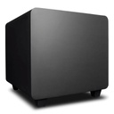 TRUAUDIO Subwoofer de baja emisión con controlador de 10'', amplificador interno de 300 W, negro.