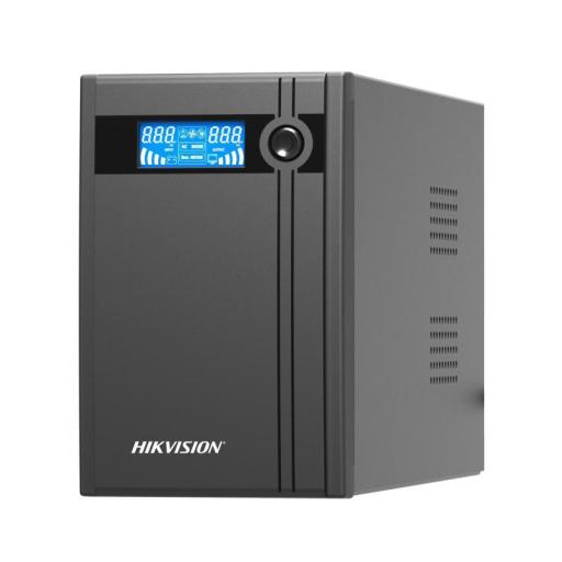 Hikvision Digital Technology UPS de 2000 VA / 1200 W / Pantalla LCD / Protección Contra Sobrecarga y Descarga / Entrada y Salida 120 VCA / 6 Tomas NEMA 5-15R (4 con Respaldo y 2 sin Respaldo)