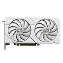 TARJETA DE VIDEO ASUS (DUAL-RTX4070-O12G-EVO-WHITE) DDR6, 192 BIT,PCI-E 4.0,HDMI,3*DP,DUAL FAN, BLANCA